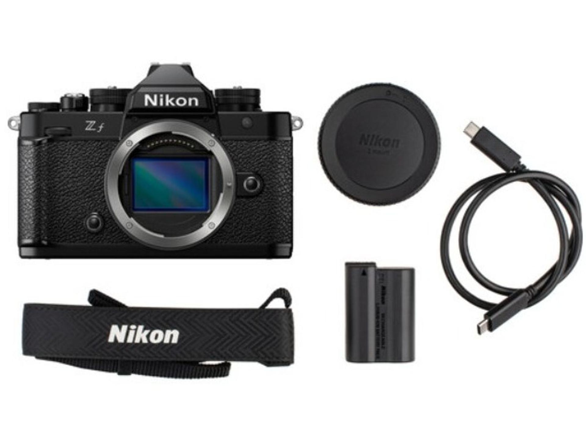 Nikon - Zf 4K Video Mirrorless Camera (Body Only) - Black box contents