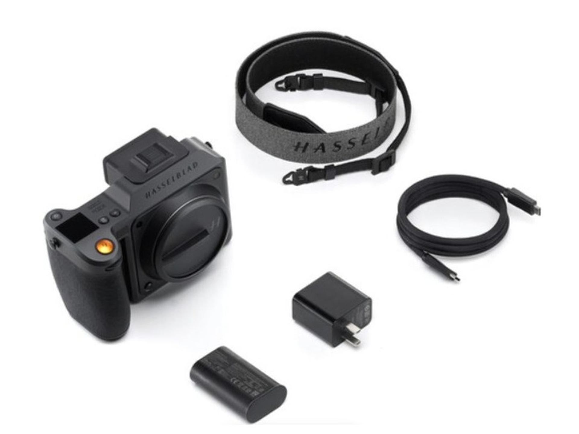 Hasselblad X2D II 100C Medium Format Mirrorless Camera box contents