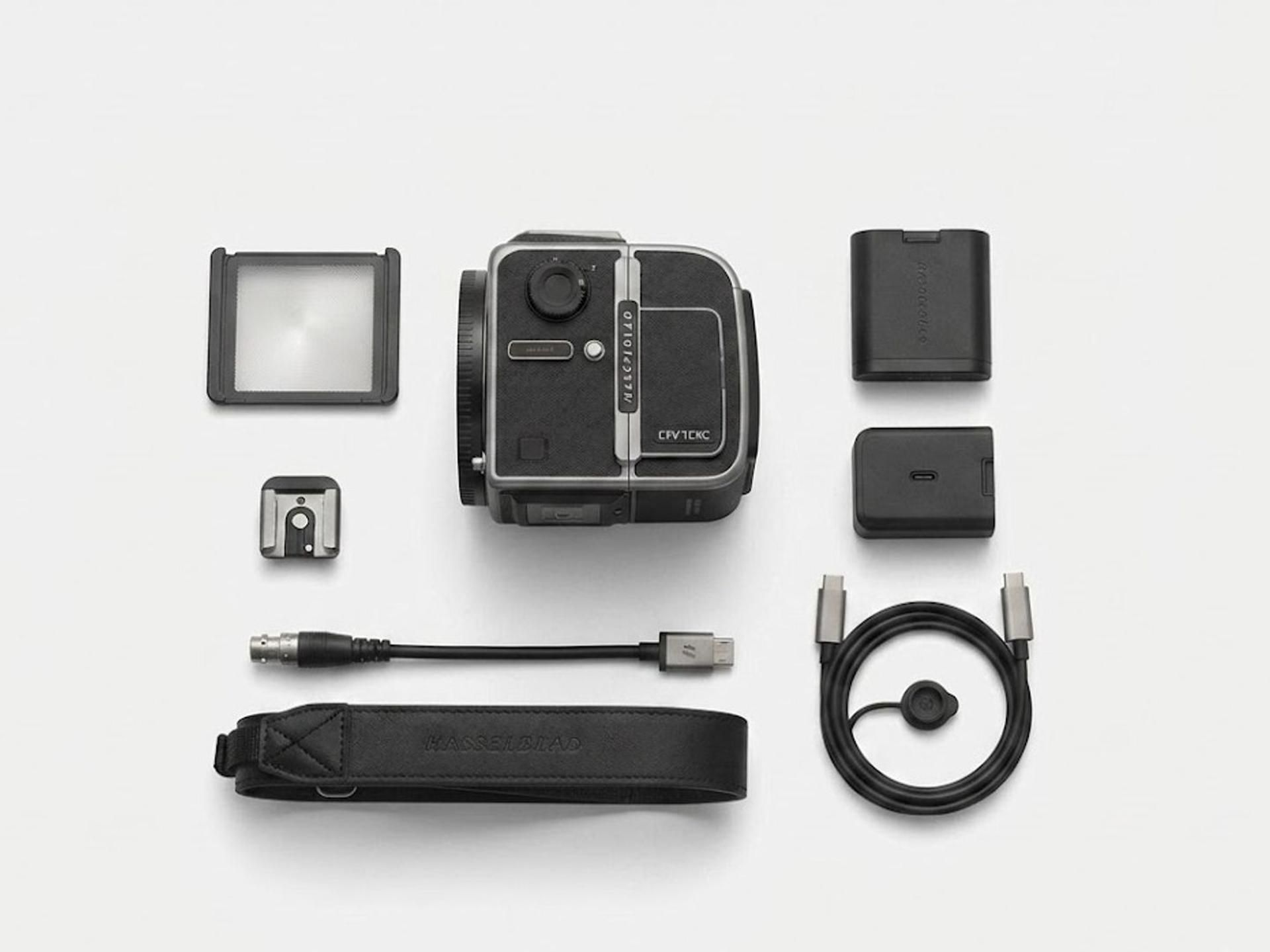 Hasselblad 907X & CFV 100C Medium Format Mirrorless Camera box contents