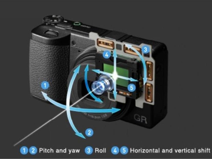 5-Axis, 6-Step Image Stabilization