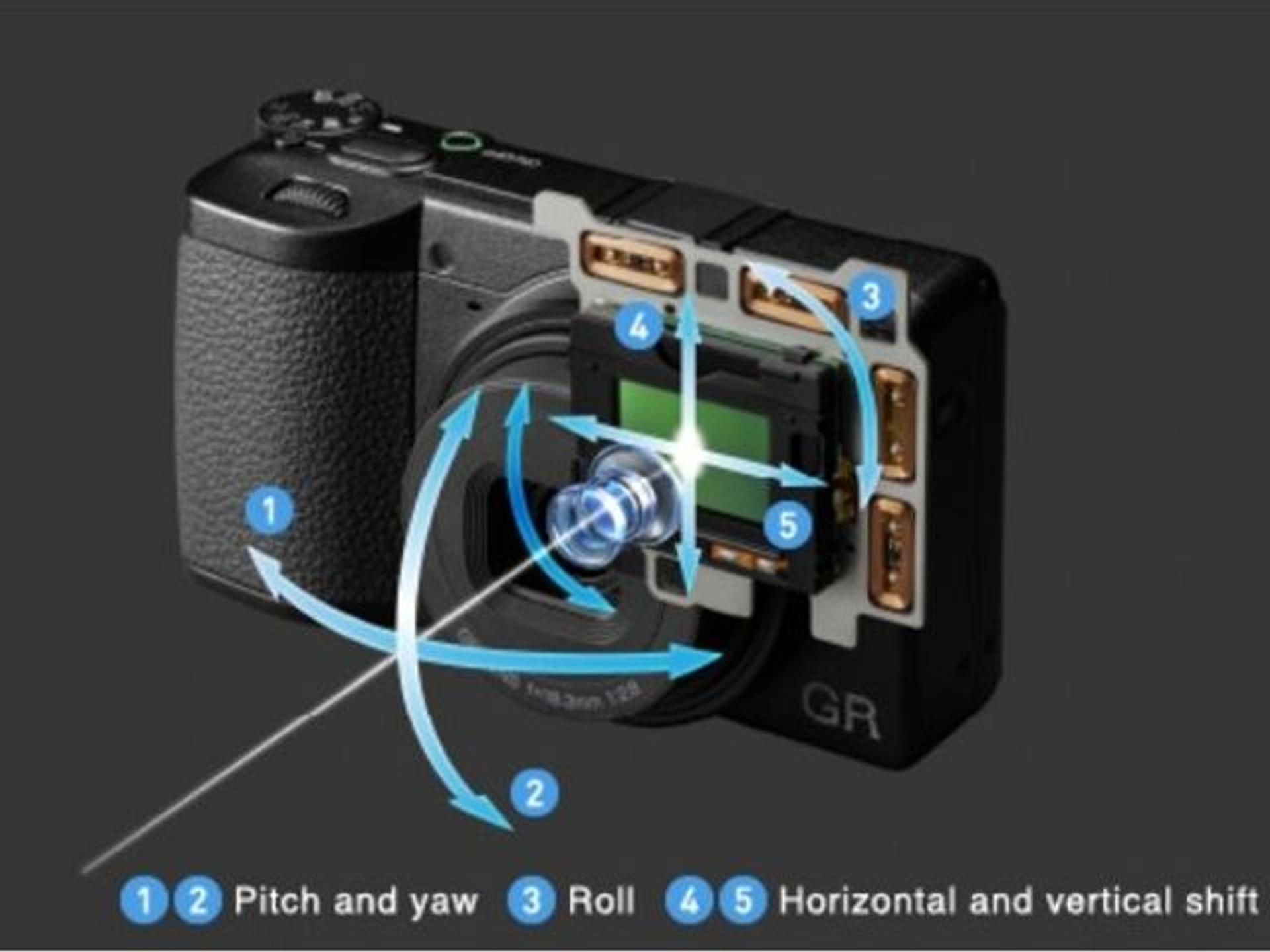 5-Axis, 6-Step Image Stabilization