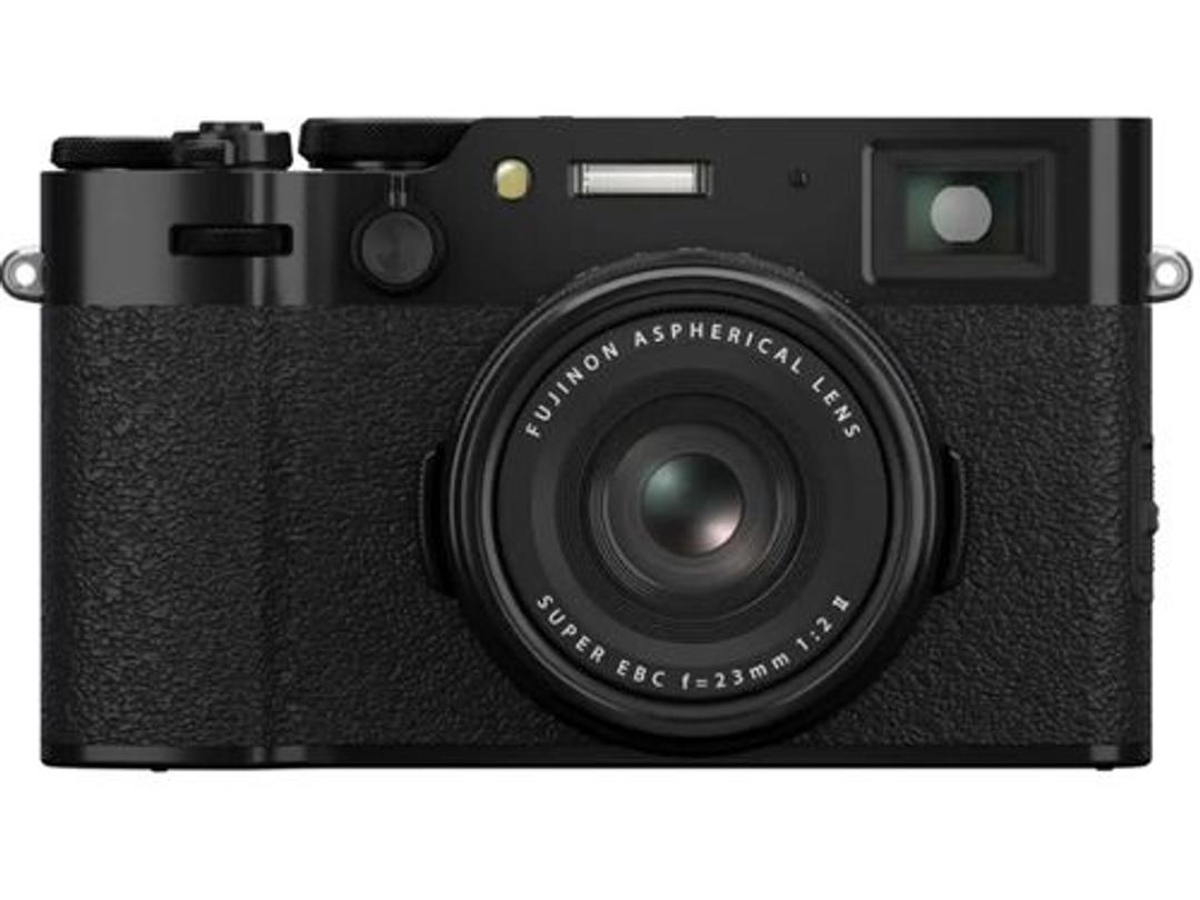 Fujifilm X100VI Mirrorless Camera with 23mm f/2.0 Fixed Lens - Black