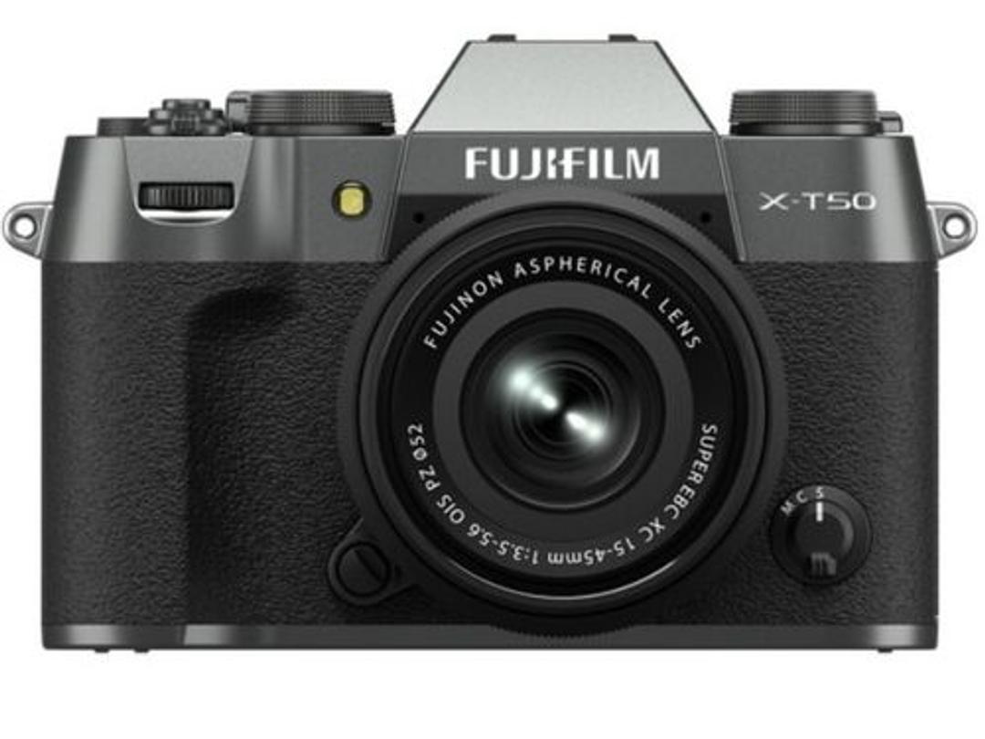 Fujifilm X-T50 Mirrorless Camera with XC 15-45mm f/3.5-5.6 Lens - Silver
