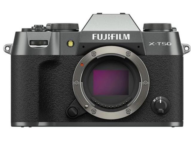 Fujifilm X-T50 Mirrorless Camera Body Only - Charcoal Silver