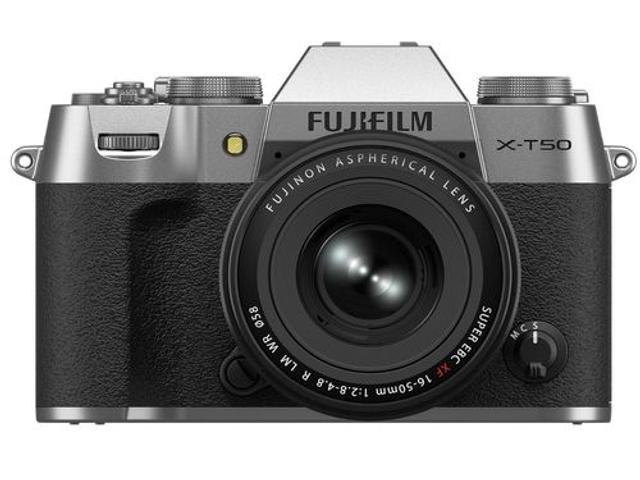 Fujifilm X-T50 Mirrorless Camera with XF 16-50mm f/2.8-4.8 Lens - Silver