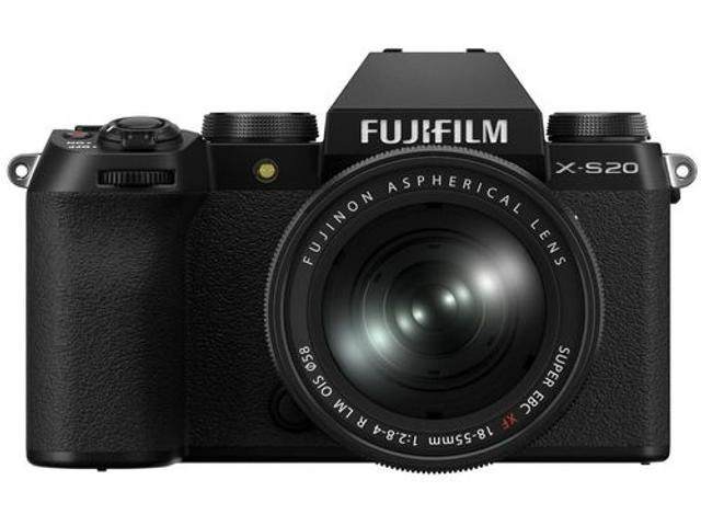 Fujfilm X-S20 Mirrorless Digital Camera with XF 18-55mm f2.8-4 Lens - Black