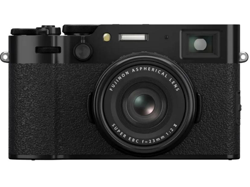 Fujifilm X100VI Mirrorless Camera with 23mm f/2.0 Fixed Lens - Black