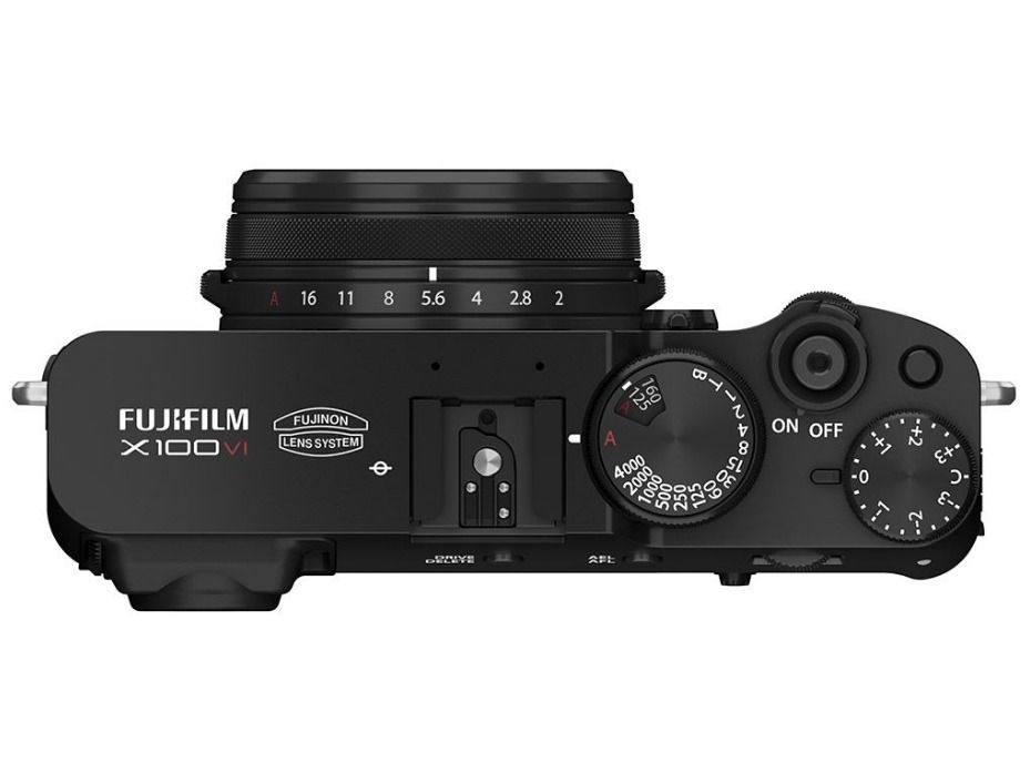 Fujifilm X100VI Mirrorless Camera with 23mm f/2.0 Fixed Lens - Black