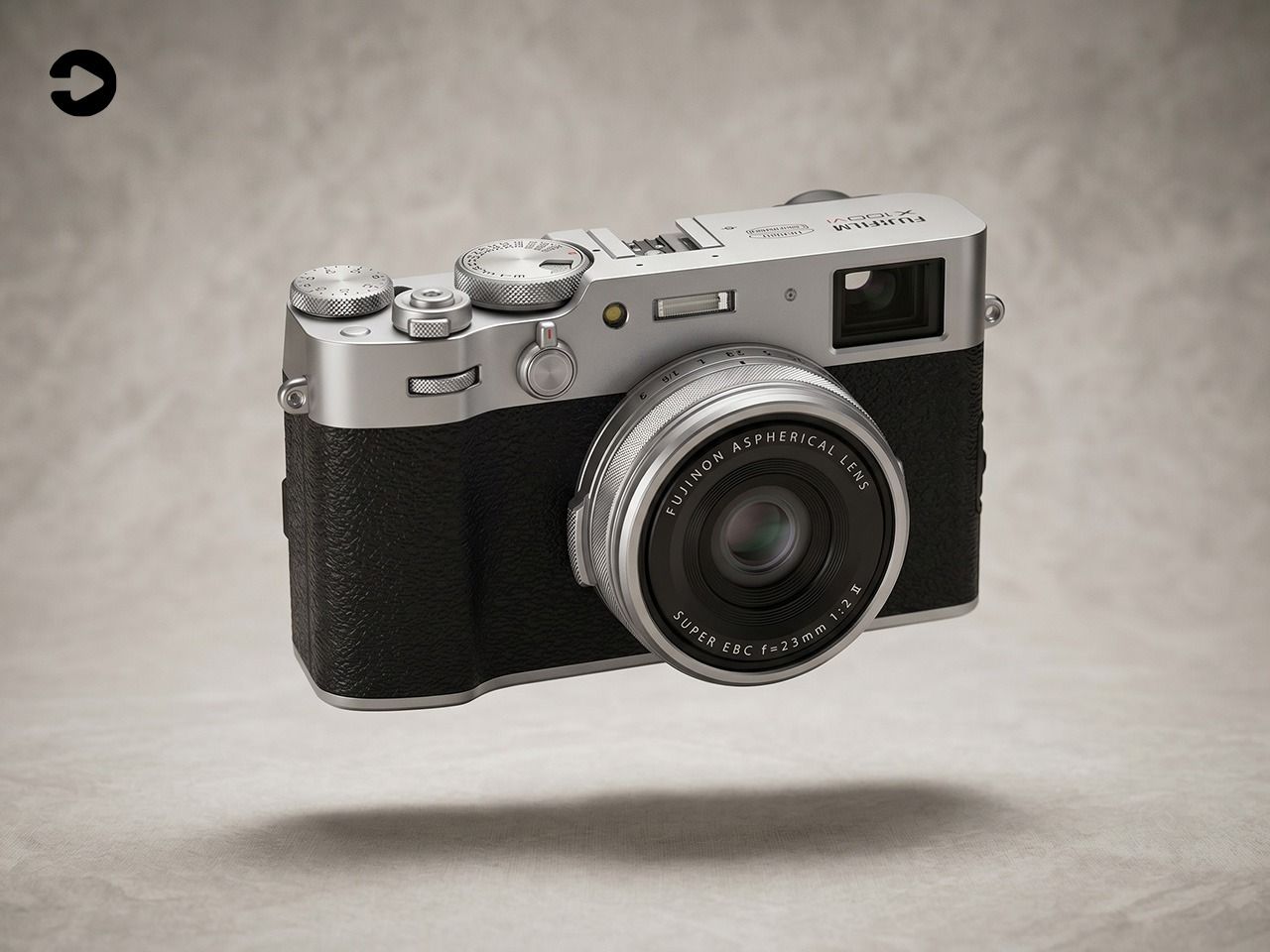 Fujifilm X100VI Mirrorless Camera with 23mm f/2.0 Fixed Lens - Silver
